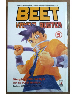 Beet Vandel Buster n. 5 di R. Sanjo, K. Inada ed. Star Comics*SCONTO 50%*OTTIMO!