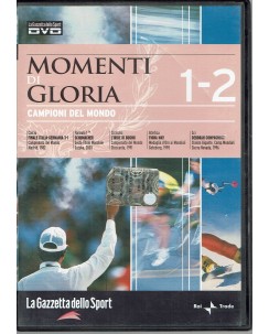 DVD Momenti di Gloria 1-2 - Campioni del Mondo Gazzetta dello Sport USATO ITA