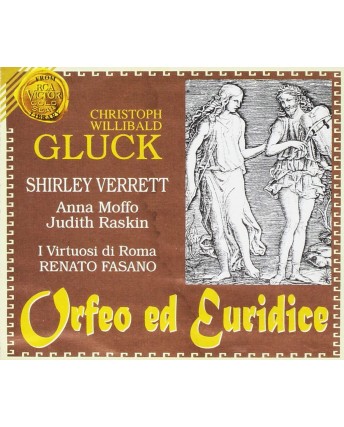 203 CD Christoph W. GLUCK Orfeo ed Euridice Dir. Renato Fasano BMG 2CD