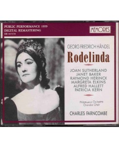 206 CD Nuova era G.F. Handel Rodelinda public performance 1959