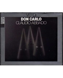 219 CD Europa musica G.Verdi Claudio Abbado Don Carlo Milano 1968 2CD