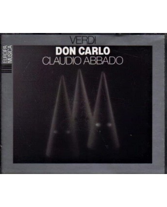 219 CD Europa musica G.Verdi Claudio Abbado Don Carlo Milano 1968 2CD