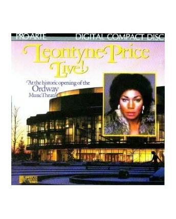 323 CD Pro arte Leontyne price: Live! recorded in 1985 