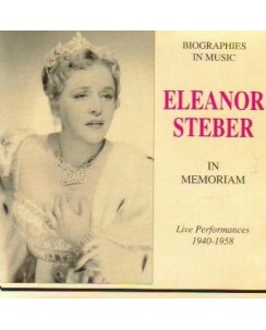 324 CD Eleanor Steber Biographies in Music Legato Classics