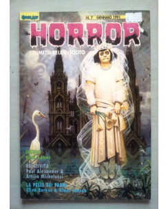 Horror: i fumetti dell'insolito n. 7 gen. '91 * Clive Barker * Neal Adams *