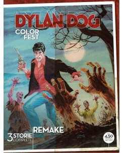 Dylan Dog Color Fest n.18 Remake 3 storie complete di Recchioni ed. Bonelli 