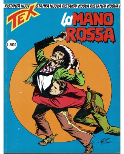 Tex nuova ristampa  1 la mano Rossa POSTERINO di  Villa ed. Bonelli
