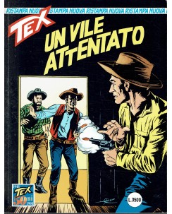 Tex nuova ristampa 28 un vile attentato POSTERINO di  Villa ed. Bonelli