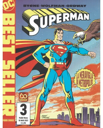 Dc Best Seller Nuova Serie Superman  3 di John Byrne ed. Panini BO06