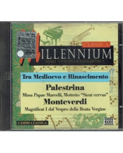 CD18 70 Millennium Classica Medioevo Rinascimento Palestrina Monteverdi Naxos 1998