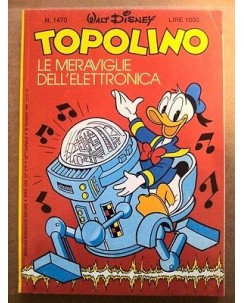 Topolino n.1470 29 gennaio 1984 ed. Mondadori Disney