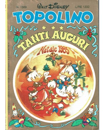 Topolino n.1569 dic 1985 POSTER GOONIES ed. Walt Disney Mondadori