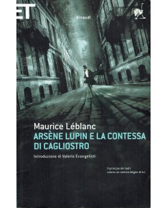 Maurice Leblanc : Arsene Lupin e la Contessa si Cagliostro ed. Eianudi A77