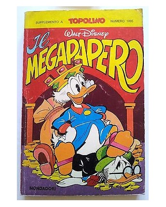 Classici Disney Prima Serie : IL MEGAPAPERO bollino punti ed. Mondadori BO04