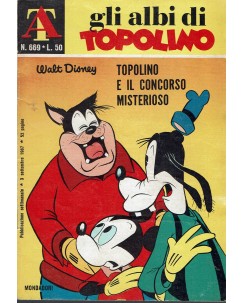 Albi di Topolino n. 669 Topolino e il concorso misterioso ed. Mondadori FU07 