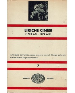 Valensin : Liriche Cinesi 1753 a.C 1278 d. C. ed. Einaudi A87