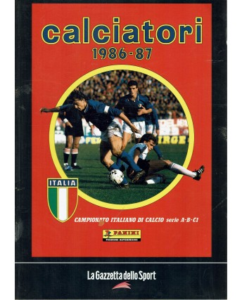 Album Calciatori 1986 87 Panini RISTAMPA ed. Gazzetta Sport FF02