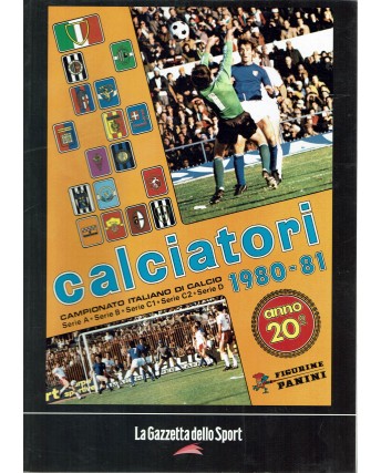 Album Calciatori 1980 81 Panini RISTAMPA ed. Gazzetta Sport FF02