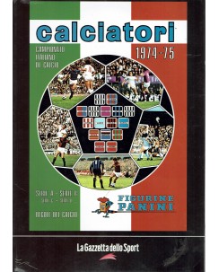 Album Calciatori 1974 75 Panini RISTAMPA ed. Gazzetta Sport FF02