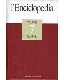 L' enciclopedia della Biblioteca di Repubblica   7 Ege Felic ed. Repubblica A75