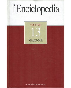 L' enciclopedia della Biblioteca di Repubblica  13 Magnet Mih ed. Repubblica A75