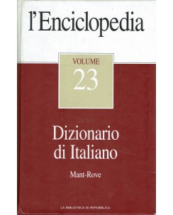 L' enciclopedia della Biblioteca di Repubblica  23 Mant Rove ed. Repubblica A85