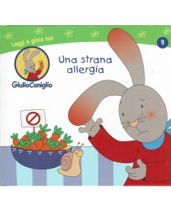 Leggi e gioca con Giulio Coniglio  9 una strana allergia ed. Gedi Rai A80