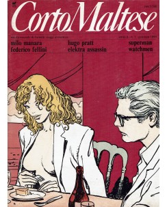 Corto Maltese Anno 8 n 1 Milo Manara Federico Fellini Pratt Elektra ed. RCS FU03