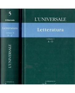 L'Universale : Letteratura 2 volumi Le Garzantine Il Giornale A02