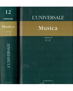 L'Universale : Musica 2 volumi Le Garzantine Il Giornale A05