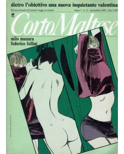 Corto Maltese Anno 7 11 Milo Manara Fellini Crepax Watchmen ed. RCS FU03