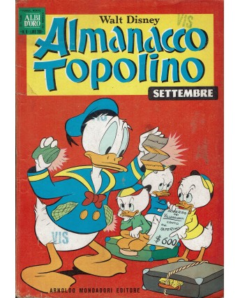 Almanacco Topolino 1967 n. 9 Settembre Edizioni  Mondadori
