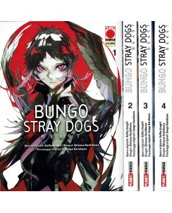 Bungo Stray Dogs BEAST SERIE COMPLETA 1/4 di Asagiri ed.Panini NUOVI SC02