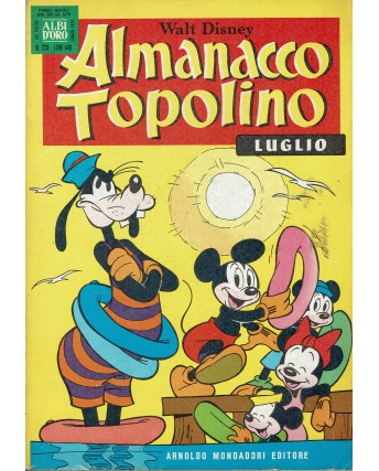 Almanacco Topolino 1975 n.223 Luglio Edizioni Mondadori	
