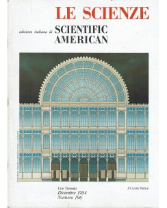 Le scienze scientific american  196 il Crystal Palace ed. Le Scienze FF20