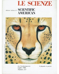 Le scienze scientific american  215 il ghepardo in pericolo ed. Le Scienze FF20