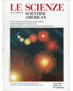 Le scienze scientific american  254 ed. Le Scienze FF20