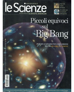 Le scienze scientific american  440 piccoli equivoci Big Bang Le Scienze FF19