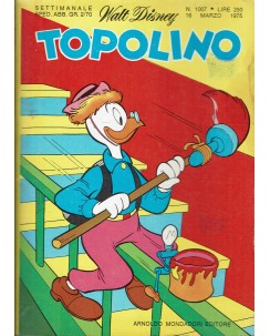 Topolino n.1007 marzo 1975 ed. Walt Disney Mondadori