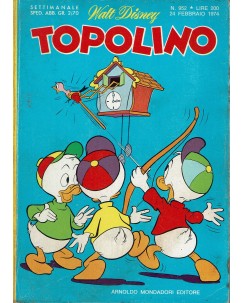 Topolino n. 952 febbraio 1974 ed. Walt Disney Mondadori