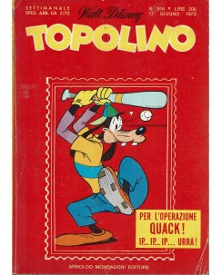 Topolino n. 916 giugno 1973 ed. Walt Disney Mondadori