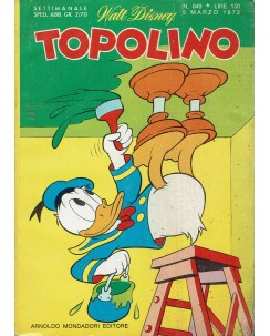 Topolino n. 849 marzo 1972 ed. Walt Disney Mondadori