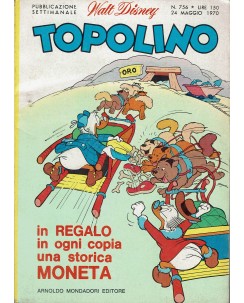 Topolino n. 756 maggio 1970 ed. Walt Disney Mondadori