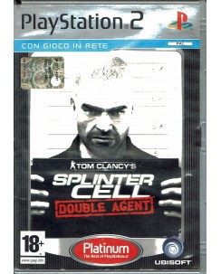 Videogioco Playstation 2 Splinter Cell double agent PLATINUM PS2 ITA USATO libre