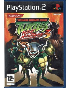 Videogioco Playstation 2 Ninja Turtles Mutant Nightmare 3 PS2 ITA USATO libretto