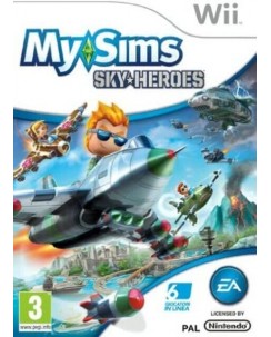 Videogioco Nintendo WII My Sims Sky Heroes Ita usato 3+ libretto