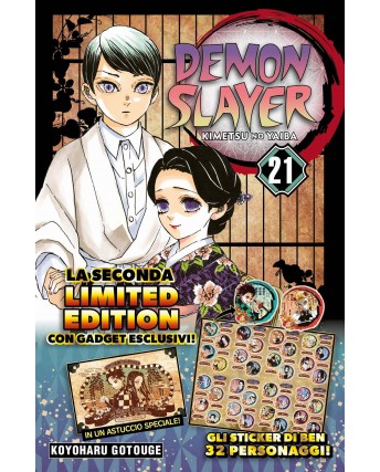 Demon Slayer 21 LIMITED EDITION di G. Kimetsu no Yaiba di Gotouge ed.StarComics