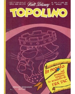 Topolino n.1011 ed. Walt Disney Mondadori