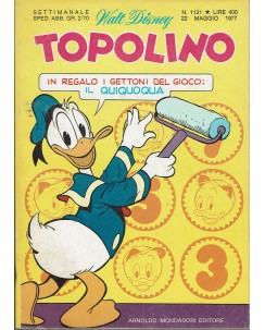Topolino n.1121 ed. Walt Disney Mondadori