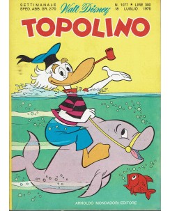 Topolino n.1077 ed. Walt Disney Mondadori